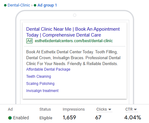 Esthetix-dental-search-ads